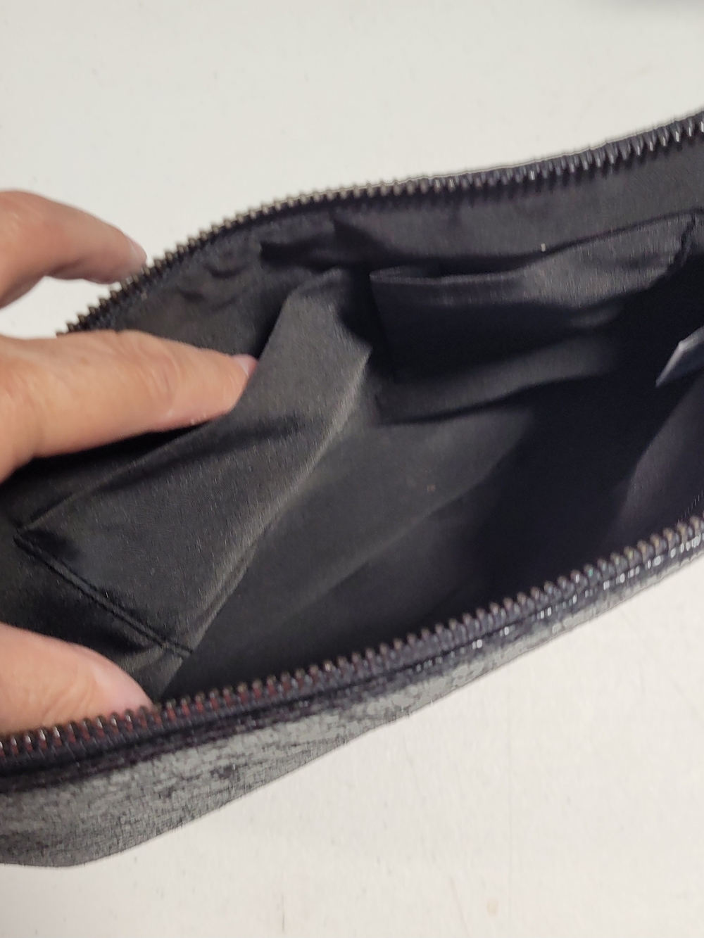 bp Black Shimmery Cosmetic Pouch - Picture 3 of 4
